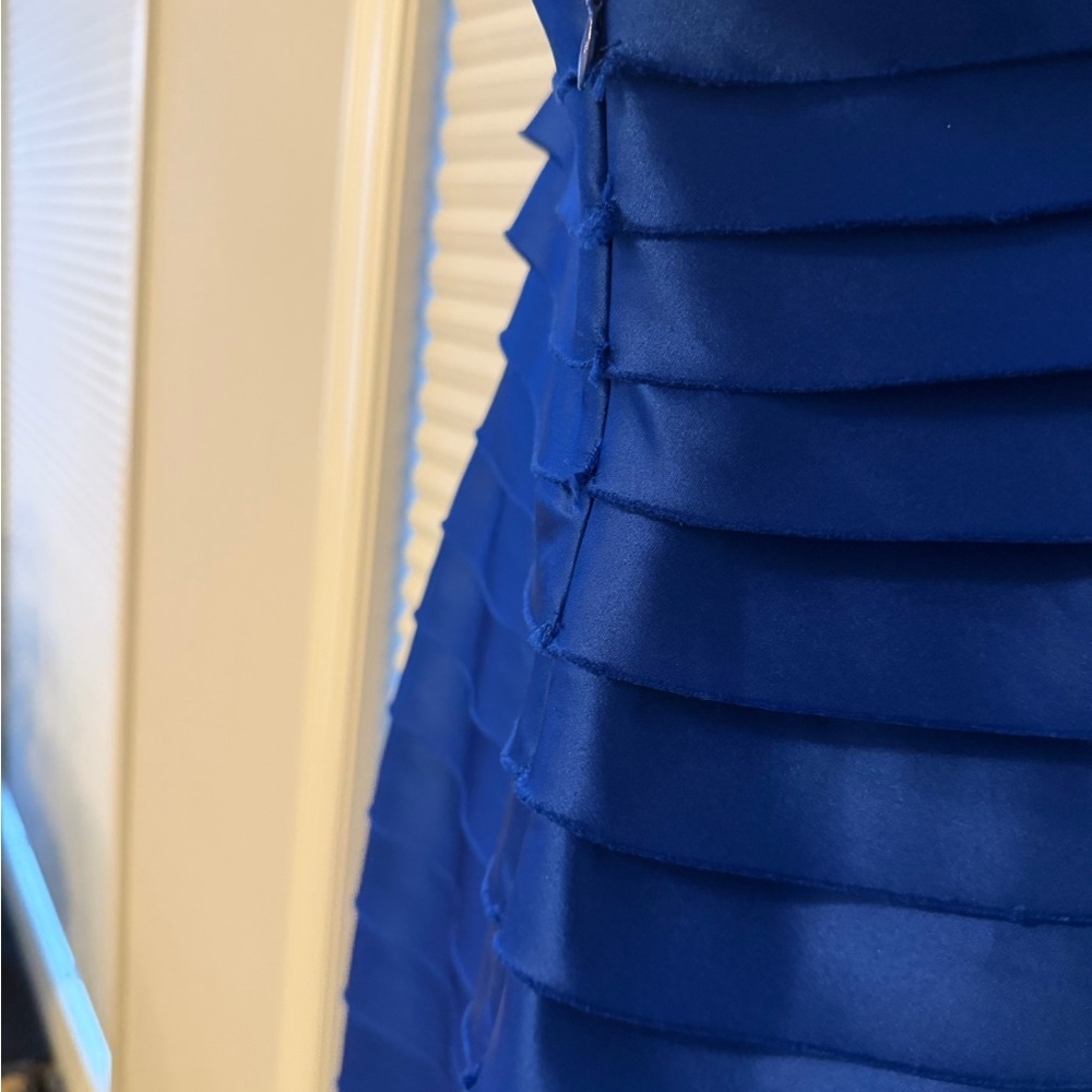 BCBGMaxAzria Royal Blue Halter Dress - Picture 8 of 10